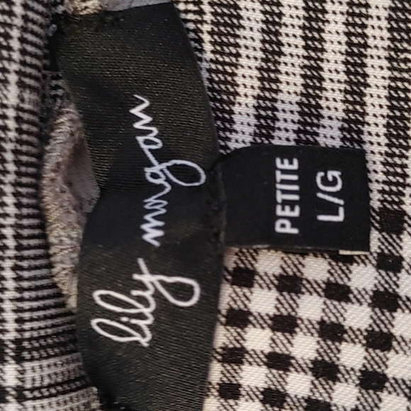 🇨🇦 Lily Morgan Women's Plaid Stretch Pant - Picture 4 of 7